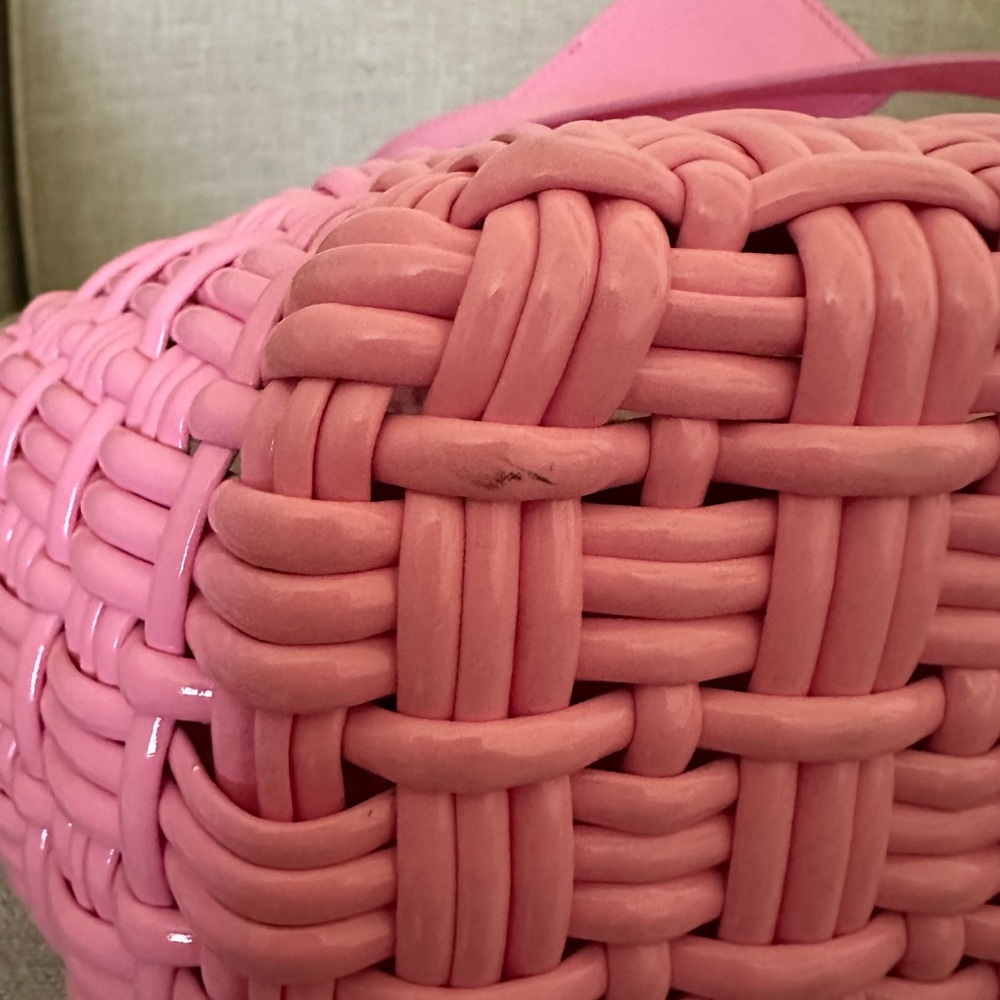 Balenciaga Pink Woven Women's Bag XS - Picture 8 of 9